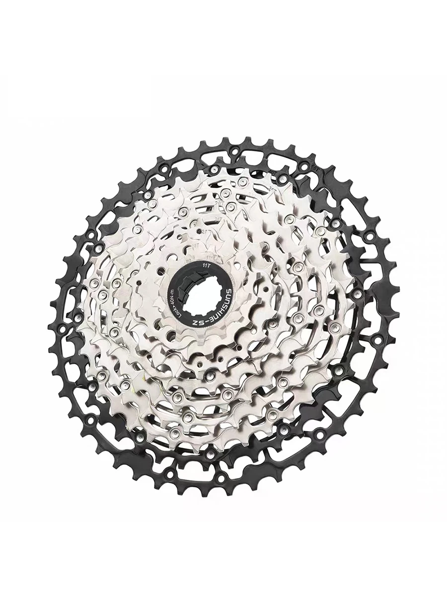 AliExpress NONE SUNSHINE Ultralight Bicycle Cassette Freewheel Steel Material 9/10/11/12/13 Speed HG Structure Sprocket for Mountain Bike
