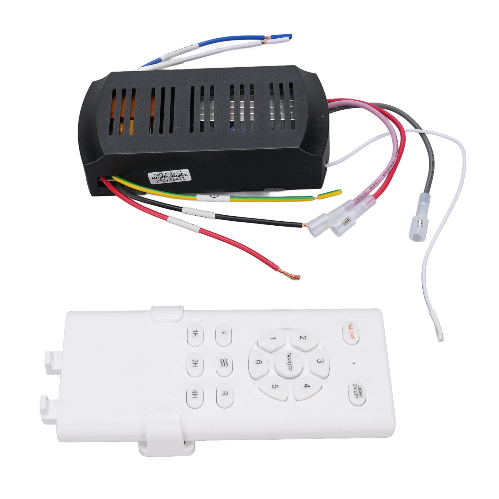 Universal Ceiling Fan Remote Control Kit Lightweight ABS Battery Operated Ceiling Fan Remote Control Replacement for Repairing