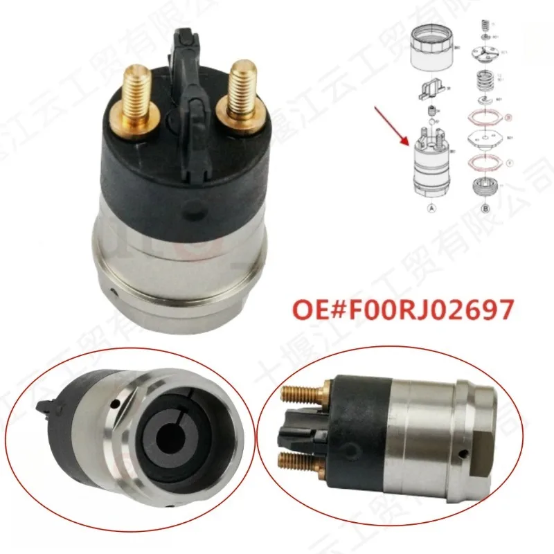 

MUGURO F00RJ02697 fuel injector solenoid valve is suitable for Cummins 0445120059 fuel injector