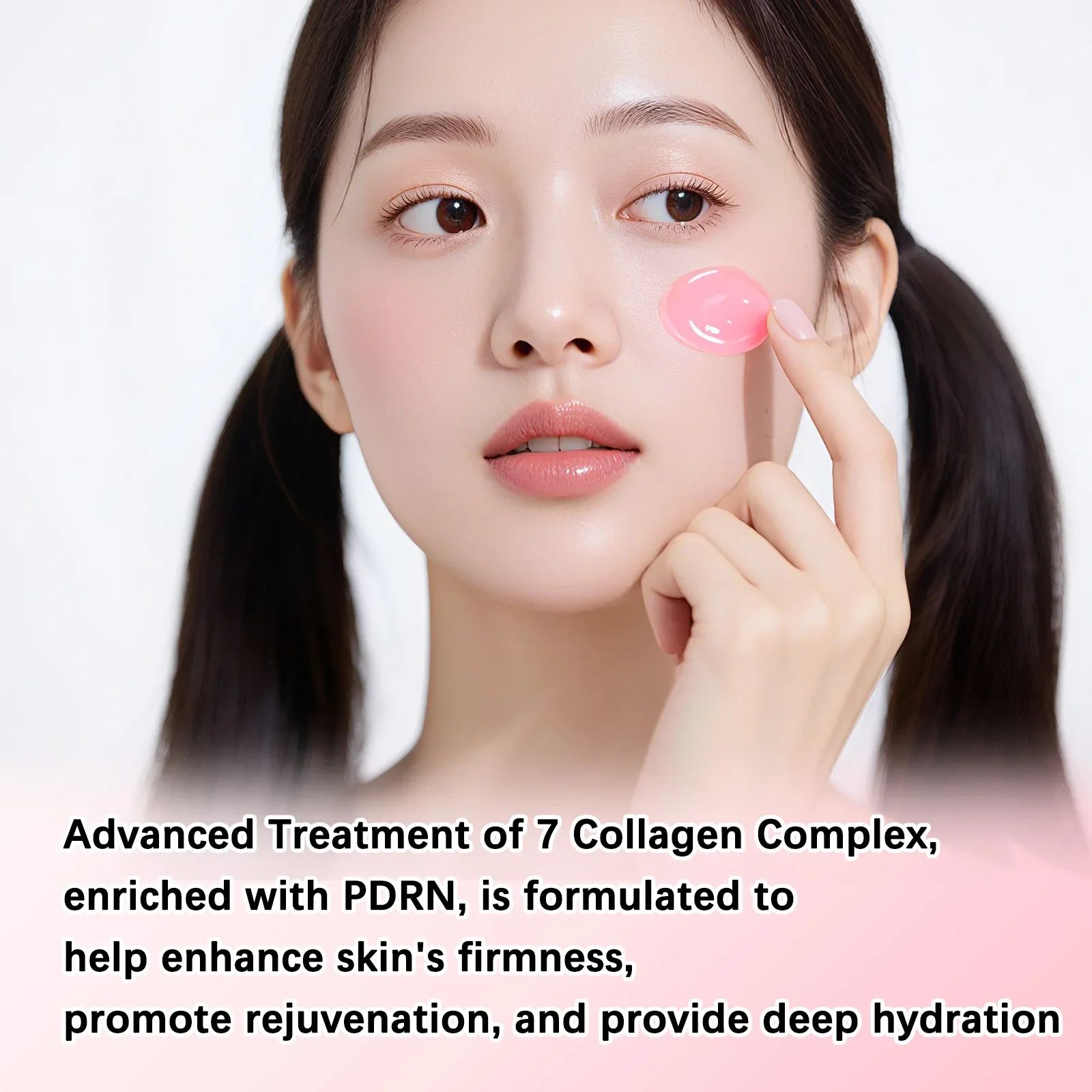 كريم جيلي الكولاجين PDRN للوجه لمرونة الترطيب 7 مجمع الكولاجين تجديد ترطيب إصلاح الجلد تجديد