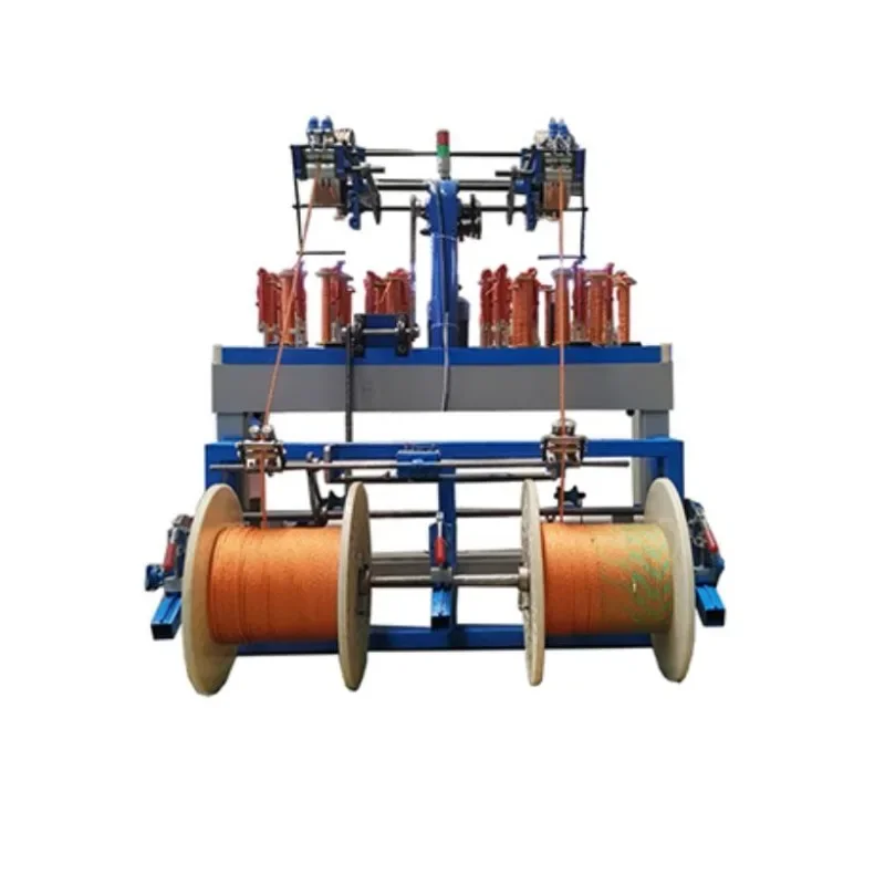 

high quality flat belt/wire /rope/cable braided rope making machine