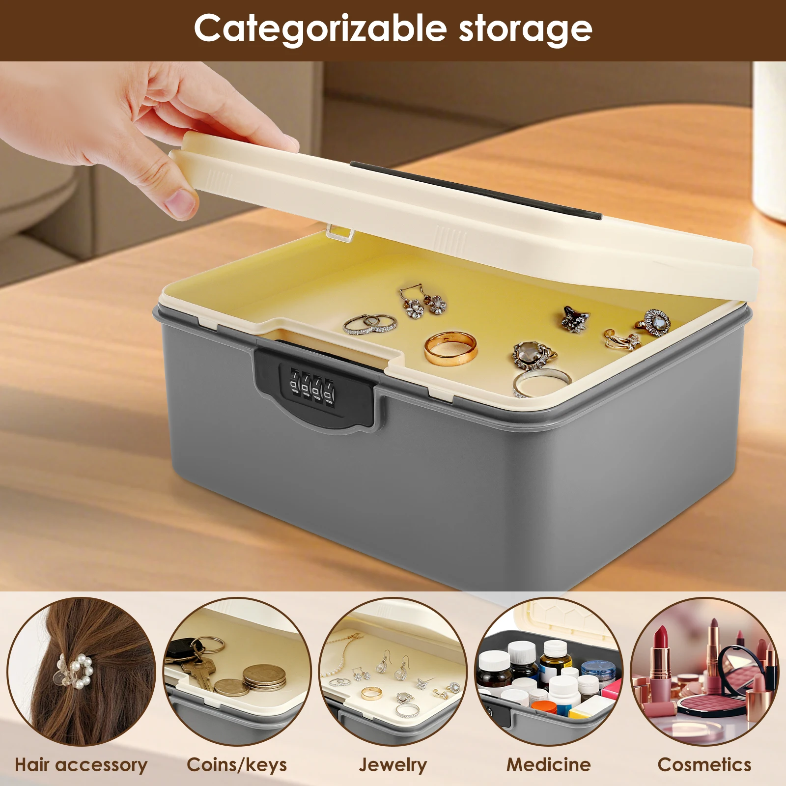 Digital Password Lock Safe Box - огляд і ціна Food Storage With Lock