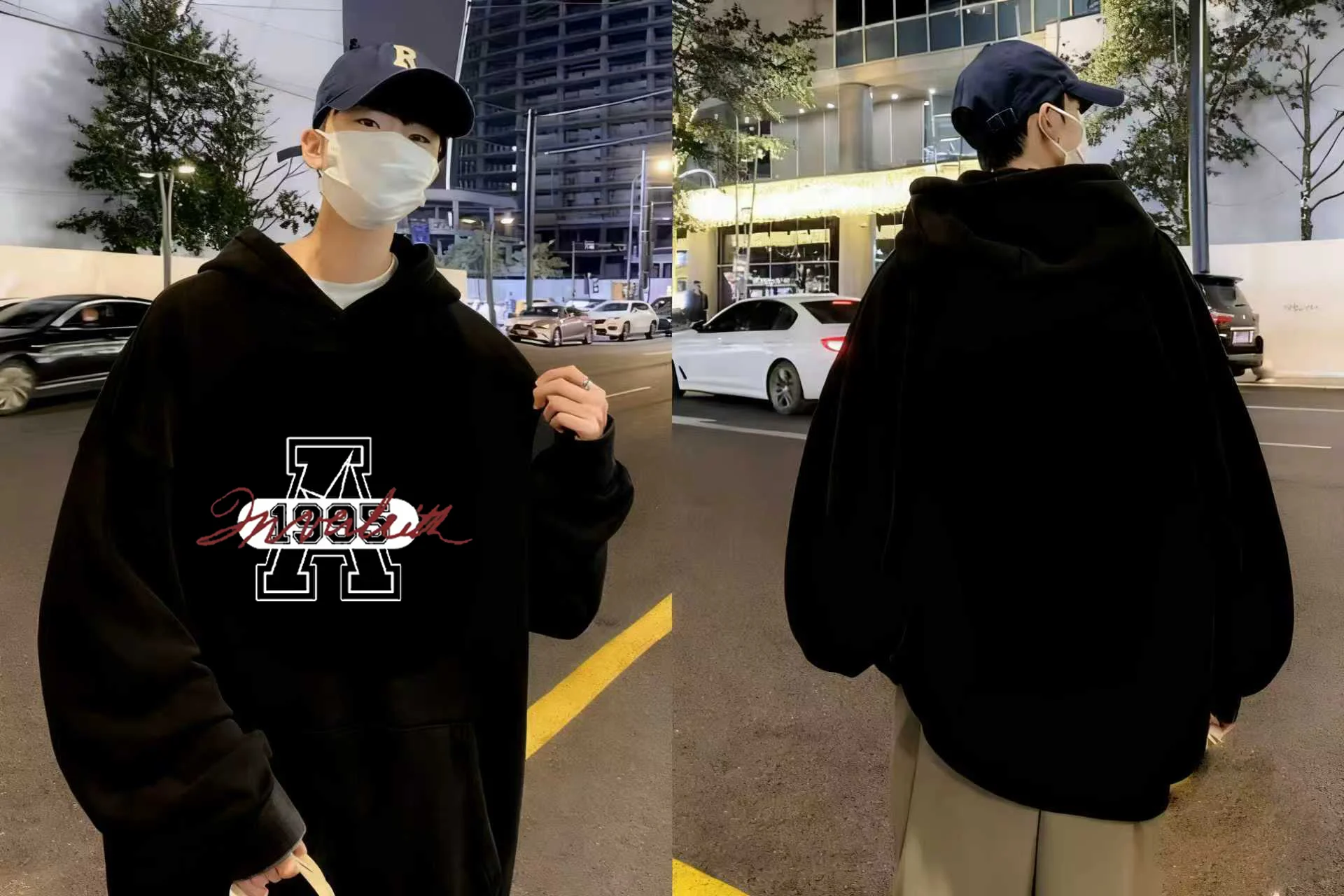 

The 330-gram heavyweight men's and women's sportswear of the millennium streetwear brand in 2025 jojo bizarre adventure harajuku