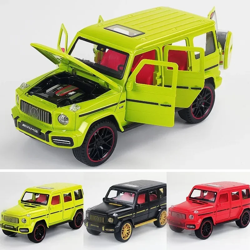

1: 24 G63 alloy off-road vehicle children's toy decoration model collection gift