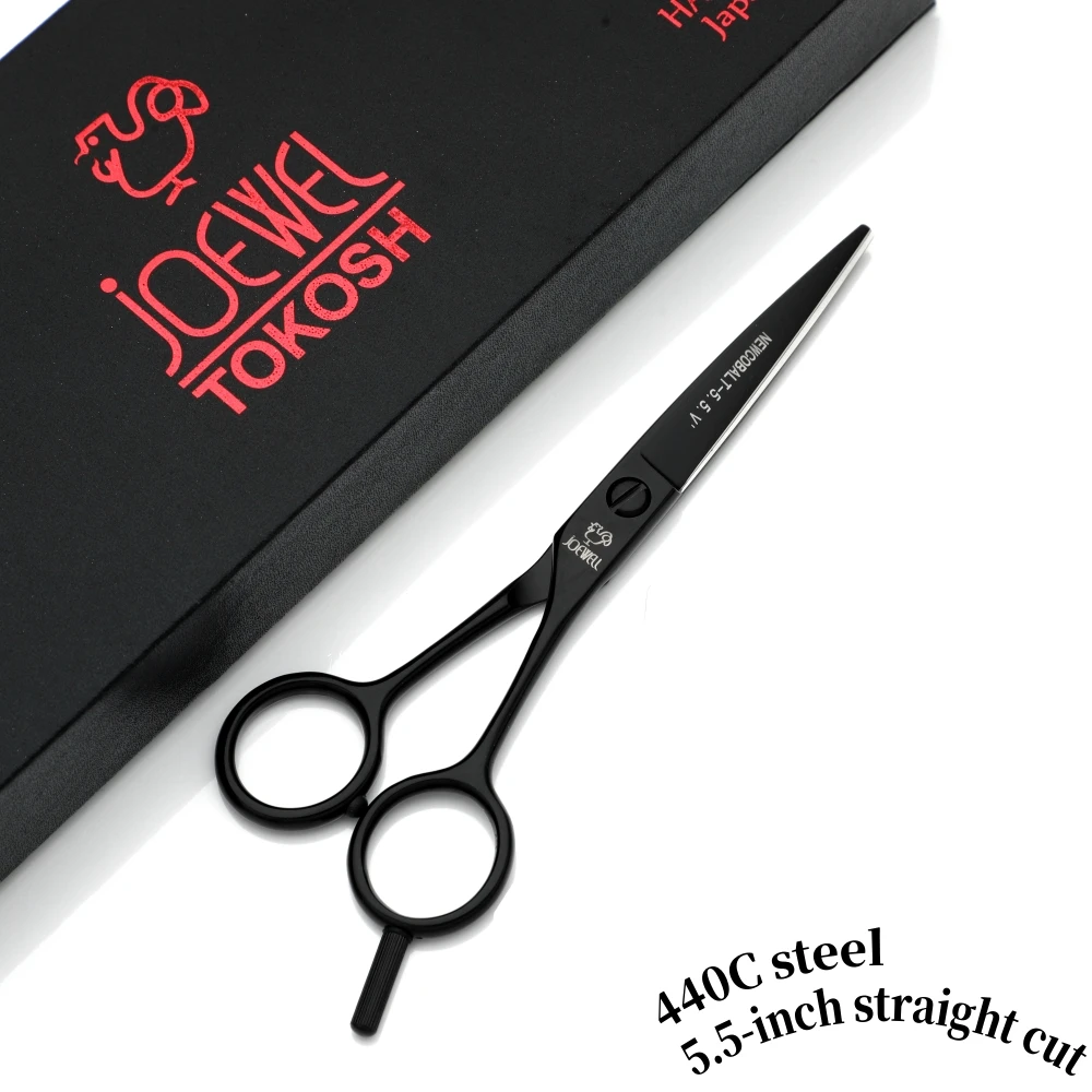 Professional Barber Scissors Multifunctional thinning shears 10%-50% Various sizes of straight cuts JP440C 5-5.5-6-6.5-7