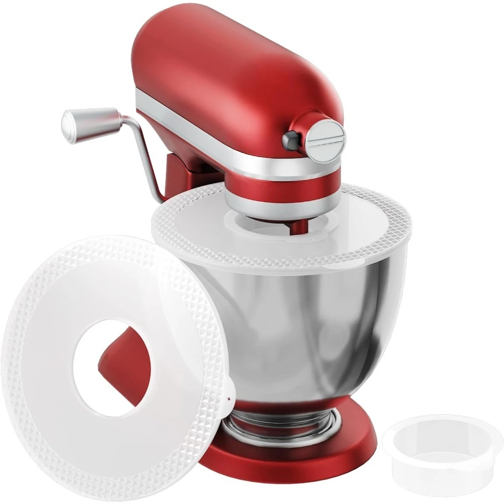 

2 PCS Mixer Bowl Cover Bowl Lid for KitchenAid 4.5-5 Qt Tilt-Head Stand Mixers Prevent Spilling of Ingredients Mixer
