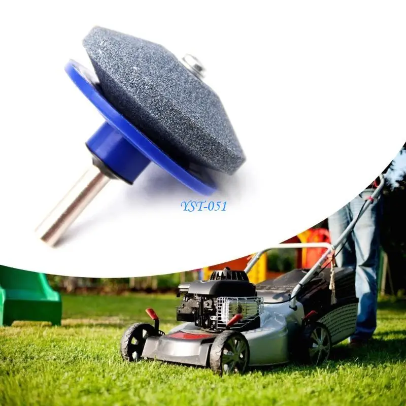 

E15A 4Pcs Lawn Mower Sharpener Garden Tool Hand Drill Electric Drill Sharpener