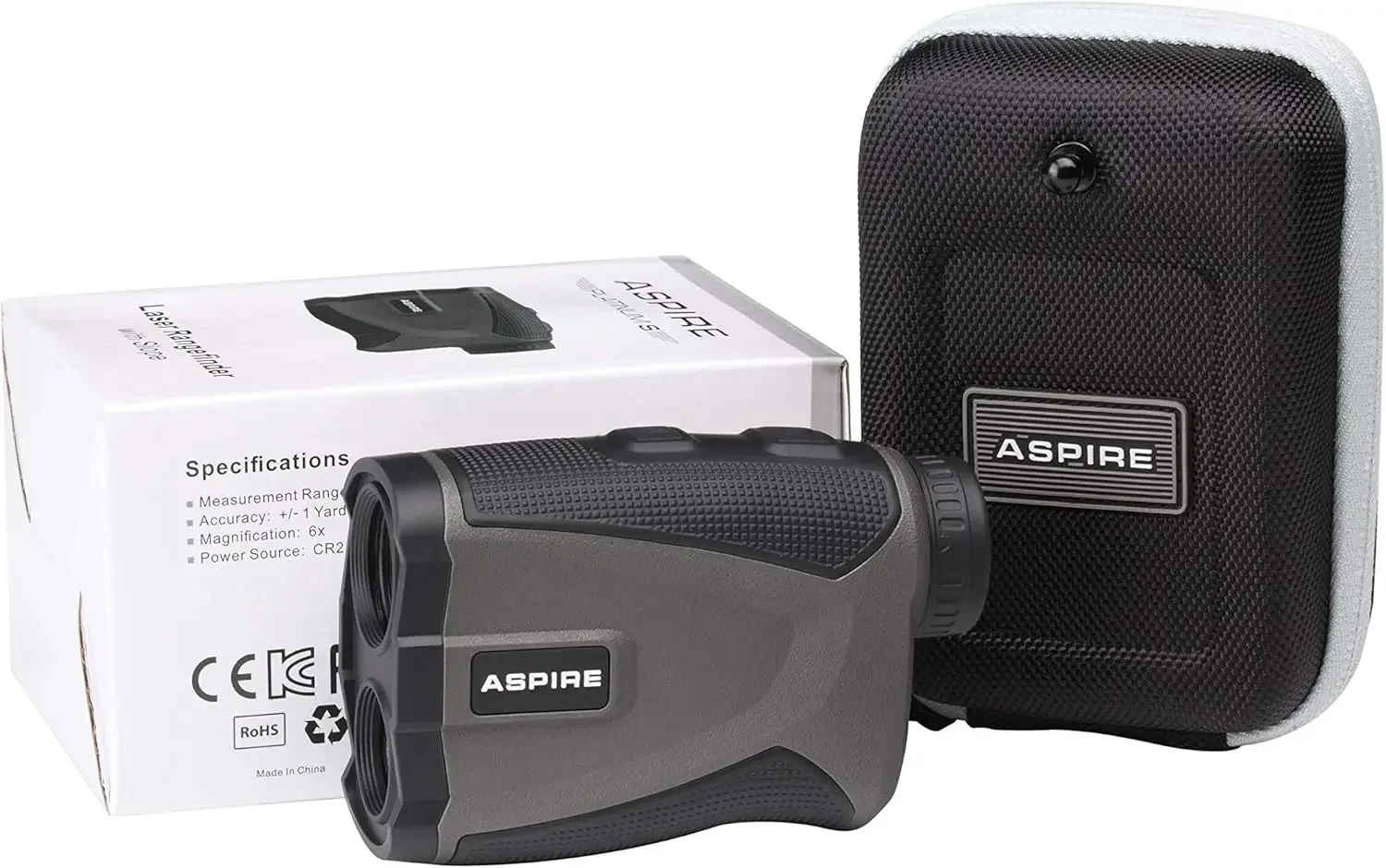 Platinum Laser Rangefinder with Slope, 6X Magnification, 1000 Yards, Pin Seek, Target Lock, Vibration Alert, Noise Filtration