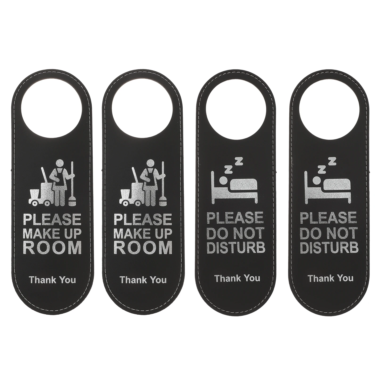 

4pcs Door Hanger Listing Make Up Room Handle Tag Clean Knob Hanging Practical Decorative Exquisite Craftsmanship