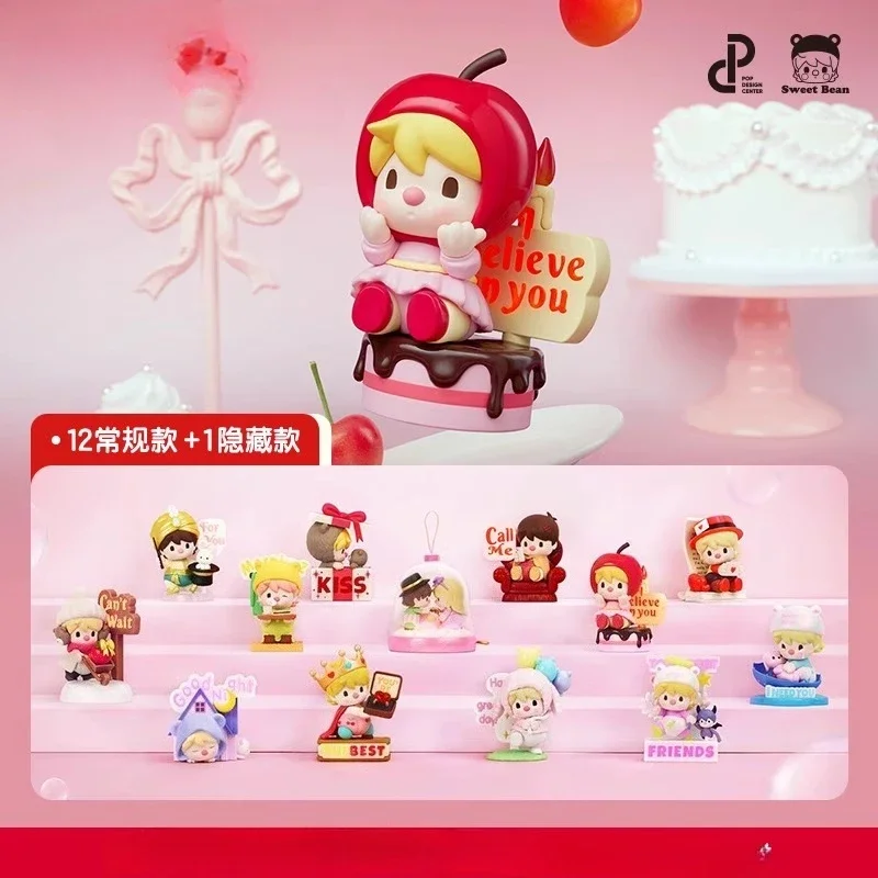

Sweet Bean The Language of Love Series Blind Box Toys Mystery Box Guess Box Cute Action Figures Doll Desktop Ornament Gift