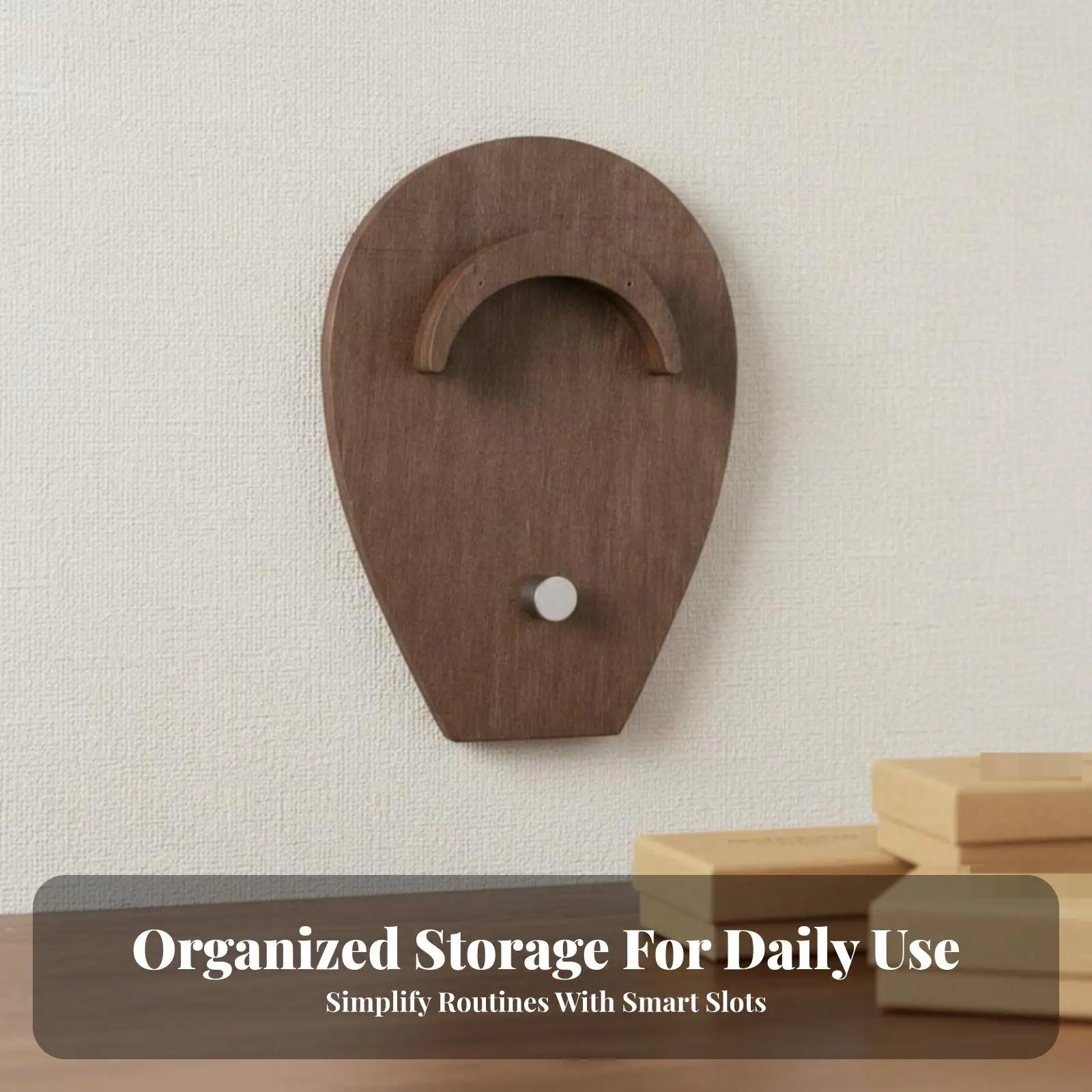 Hand String Display Wooden Stand Wooden Jewelry Display Stand Multi-Functional Bracelet Holder Rack for Vendors, Boutique,