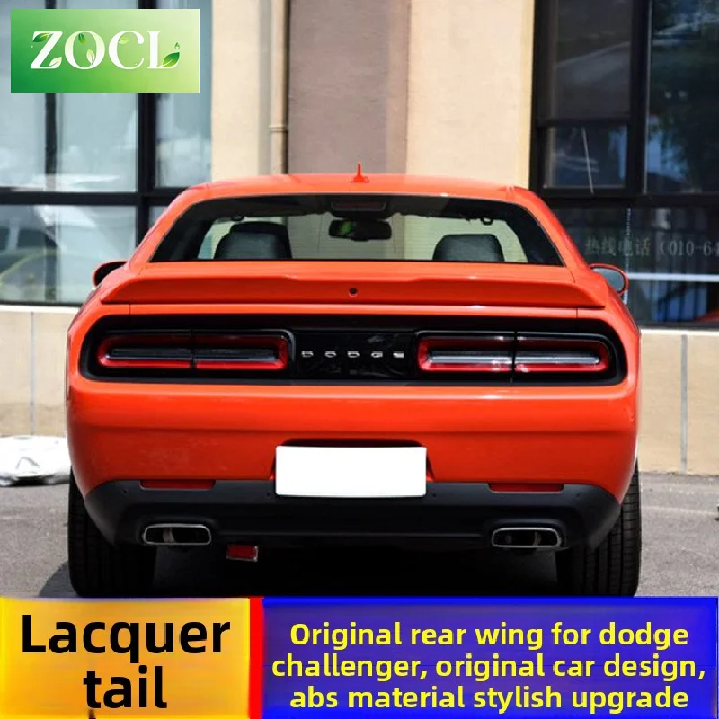 Alerón Nuevo para Dodge, Alerón Trasero para Dodge Challenger, Alerón Trasero de Restauración para Challenger Dodge, Alerón Fijo sin Perforaciones