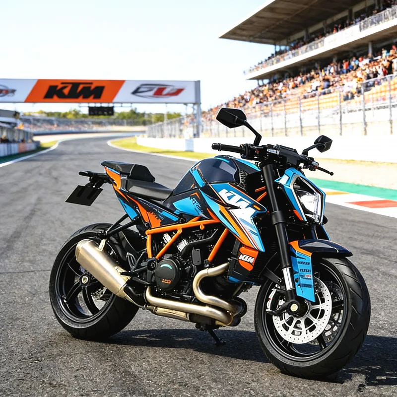 

НОВИНКА: Модель мотоцикла KTM RC1390 в масштабе 1:12, коллекционная игрушка, внедорожный мотоцикл с амортизаторами, игрушечная машинка, подарок на день рождения для ребенка