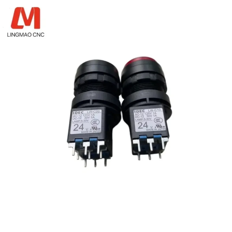 Mazak Start/Stop Pushbutton LW-C20 Plastic Material for Industrial Equipment AC-12 125V 1A / DC-12 30V 1A