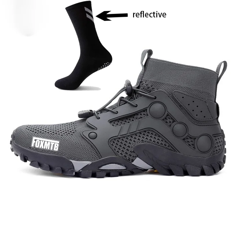 2025 zapatos de ciclismo MTB zapatillas de deporte FOXMTB antideslizantes ropa de ciclismo de montaña para hombres botas de descenso calzado de velocidad de carretera
