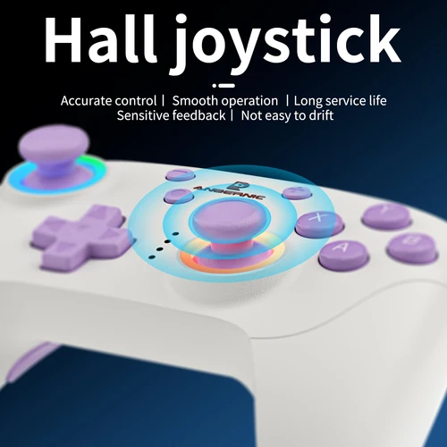 Imagen 2 del producto ANBERNIC RG P01 RGP01 Gamepad con cable inalámbrico Bluetooth para PC Android IOS Steam RGB XBOX controlador de juego Joystick de efecto Hall