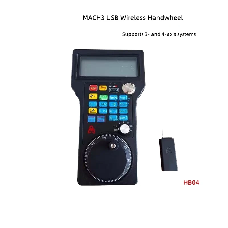 CNC MPG Pendant Wireless Handwheel HB04 Mach3 For Woodworking Accessories