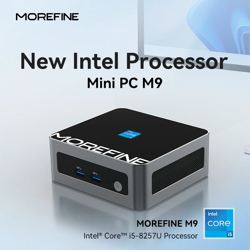 MOREFINE 2026 M9 i5-8257U Mini PC Portable Gaming Desktop Computer Mini pc