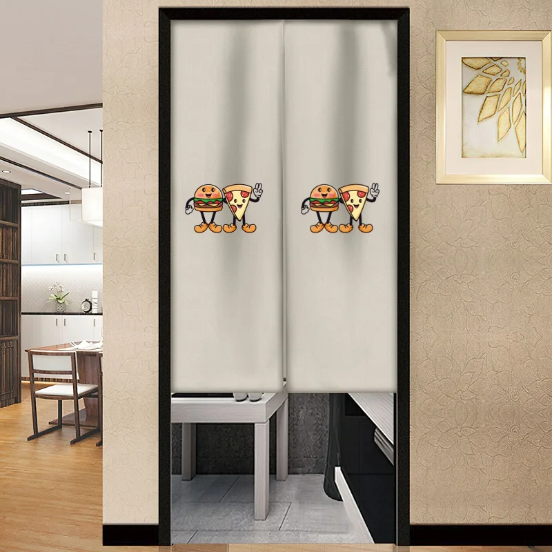 

Fast Food Shop Door Curtains Fried Chicken Shop Kitchen Partition Decorate Noren Japanese Curtain Burger Restaurant Shop Norens