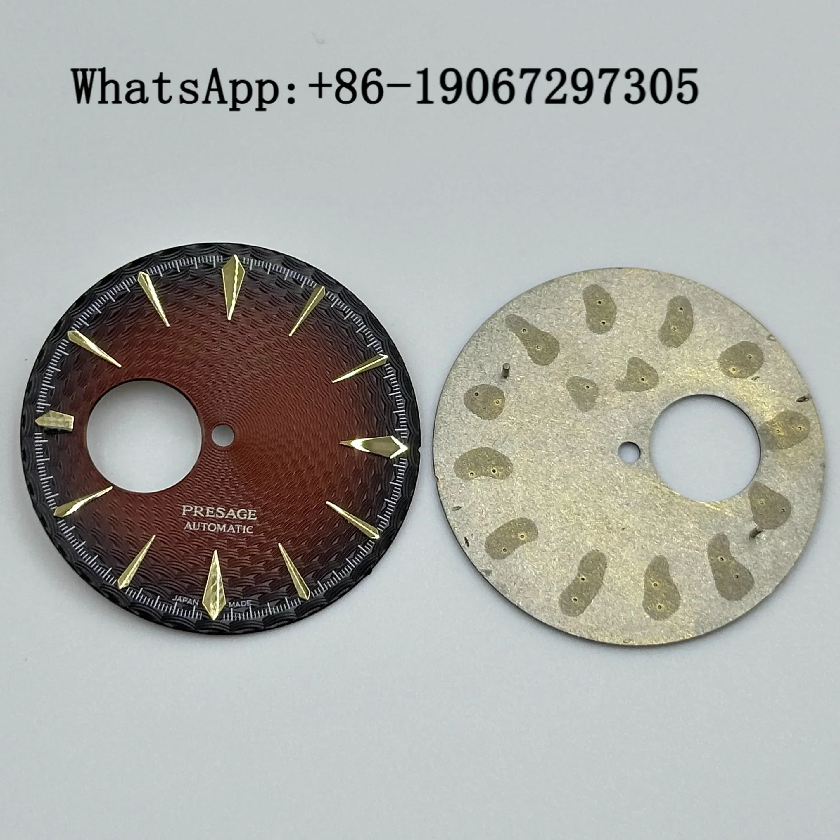 كوكتيل شعاعي مقياس السمك الملمس الفضة الذهب مخلب ساعة الطلب مناسبة لحركة NH38 الأصلي وزارة الدفاع التبعي #1