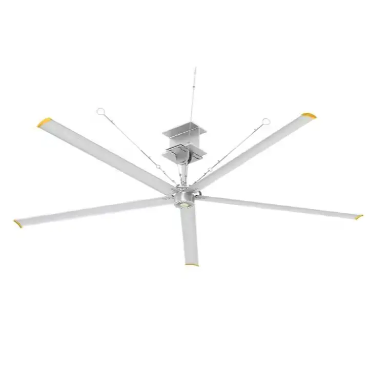 

For Wholesale 8FT 220V Large HVLS Industrial Ceiling Fan Energy Saving Outer Rotor Motor