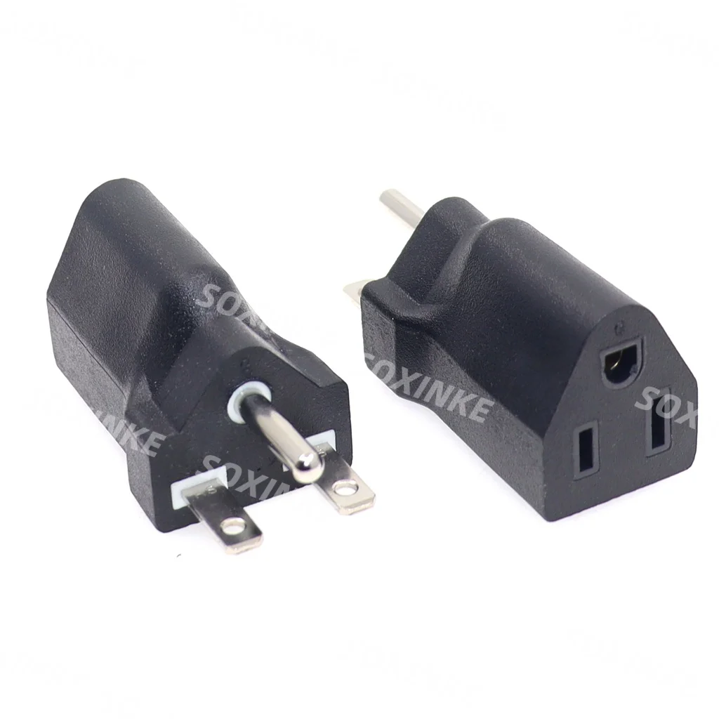 

Адаптер-переходник для розеток США (Nema 6-15P на 5-15R), 15 А, 240 В, черный