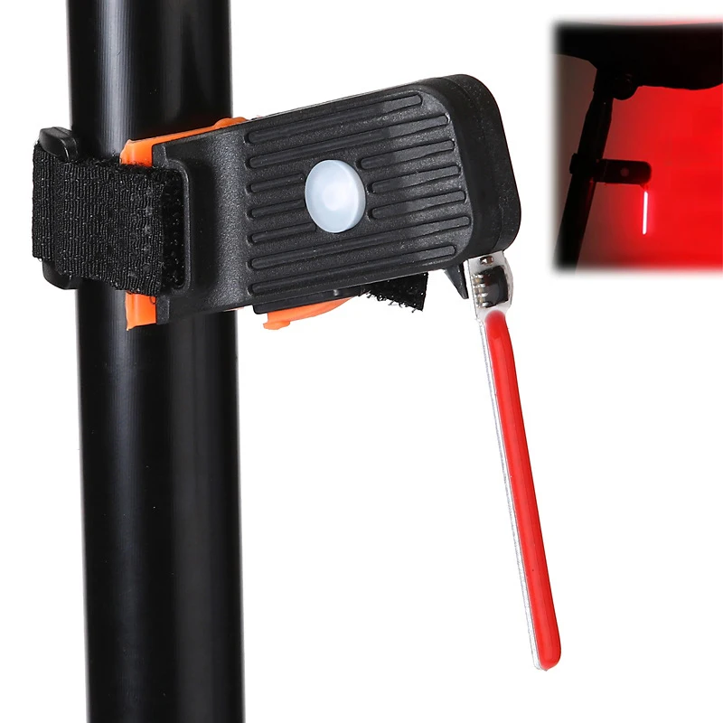 

USB Rechargeable LED Bicycle Tail Light - High Intensity Seat Post Warning Light for Night Riding Safety, Universal Fit