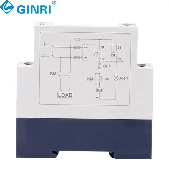 GINRI DVRD-48 48V DC 2CO OverVoltage Undervoltage Monitor Relay  Voltage Protection Relay