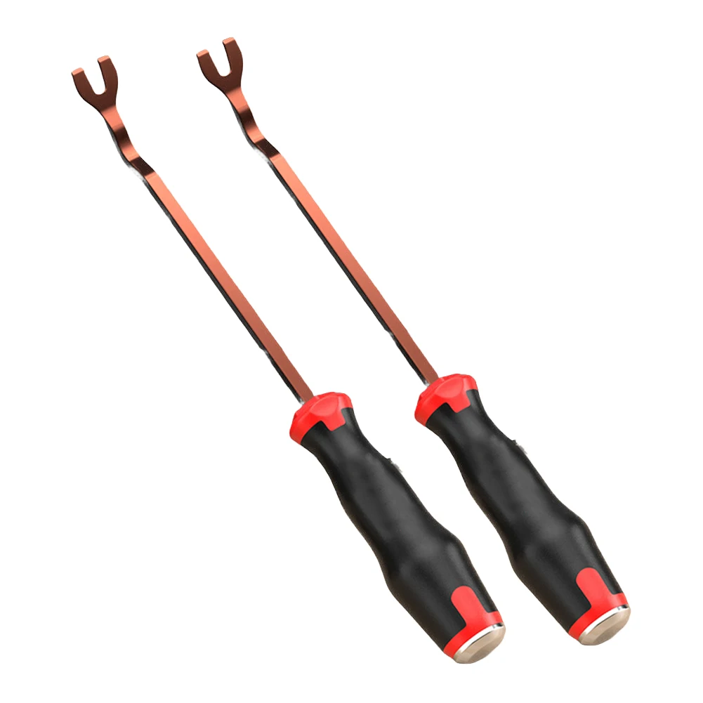 รถประตู Trim Removal ชุดเครื่องมือรถ Pry BUCKLE ไขควงยางหัวเข็มขัดแผงประตูพลาสติก Fixing Rocker Disassembly TOOL
