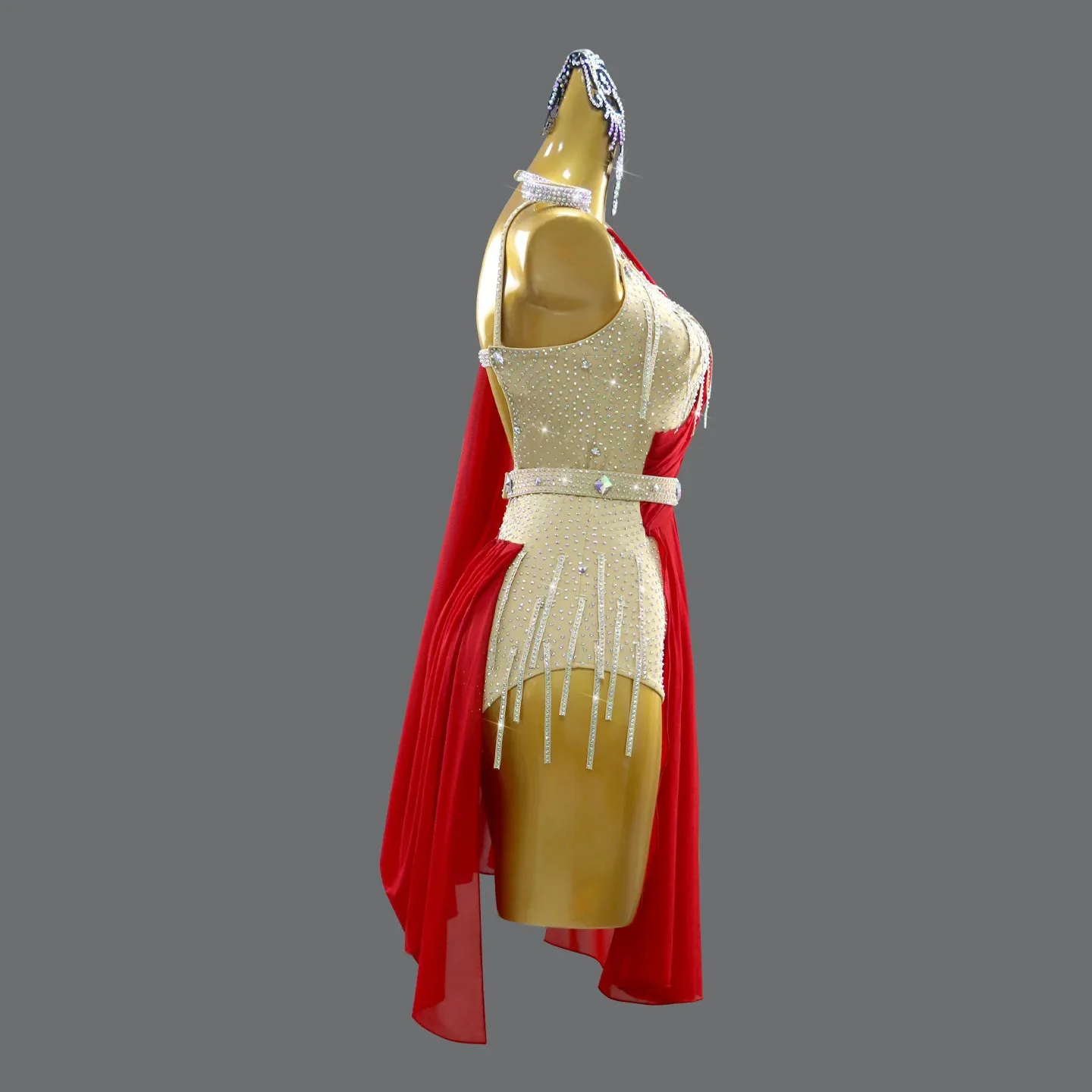 Latin Dance Kleid Frauen Party Dancewear Rock Karneval Kostüm Wettbewerb Anzug Prom Erwachsene Mädchen Kleidung Bühne Ballsaal Outfits