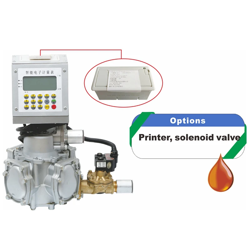 Tatsuno High Quality Preset Piston Flowmeter Preset Control Printer OEM Customizable 20-800L/min Flow Range DC/AC Voltage