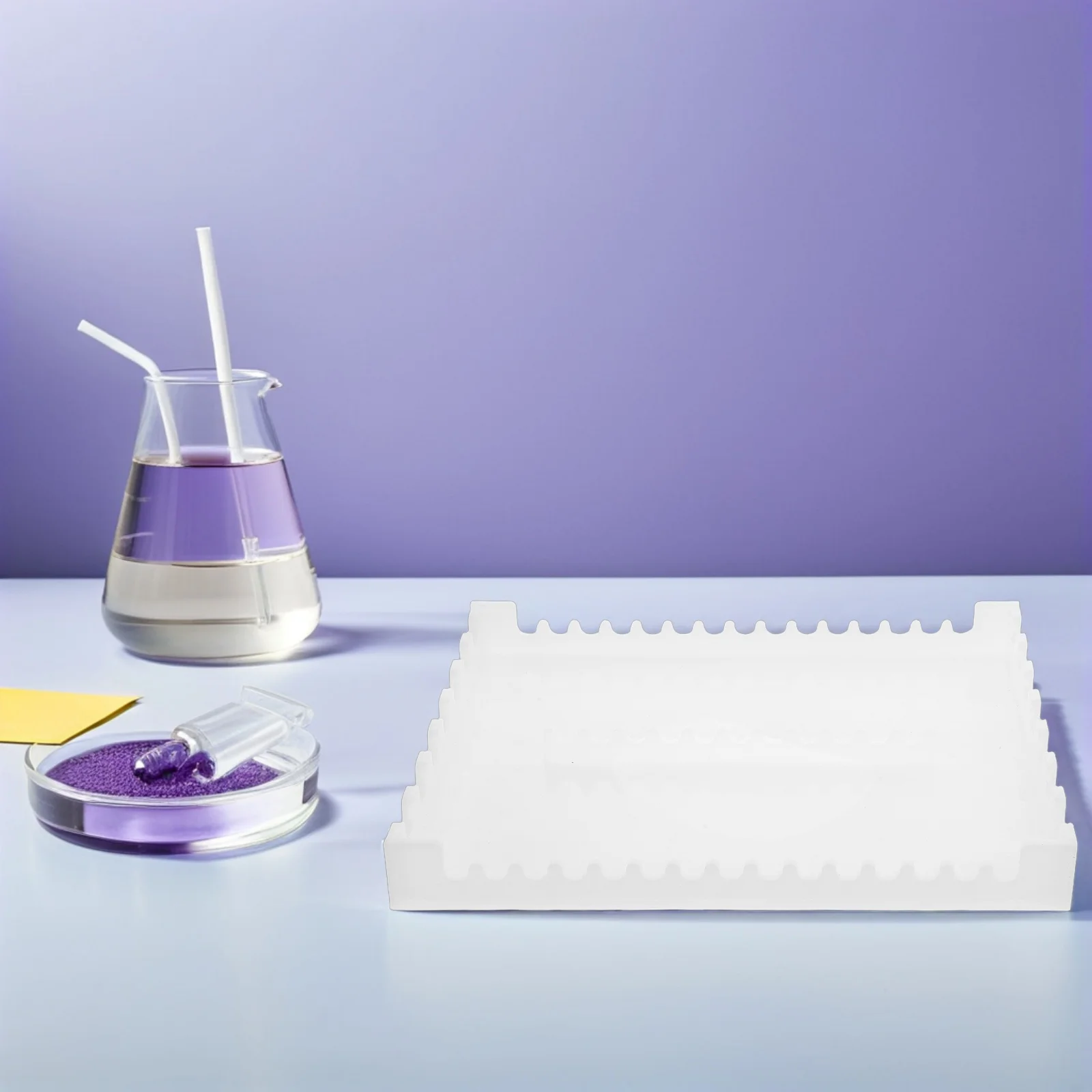 

4-Tier Laboratory Draining Rack Stainless Steel Drying Shelf for Test Tubes Beakers Laboratory Equipment Organizer