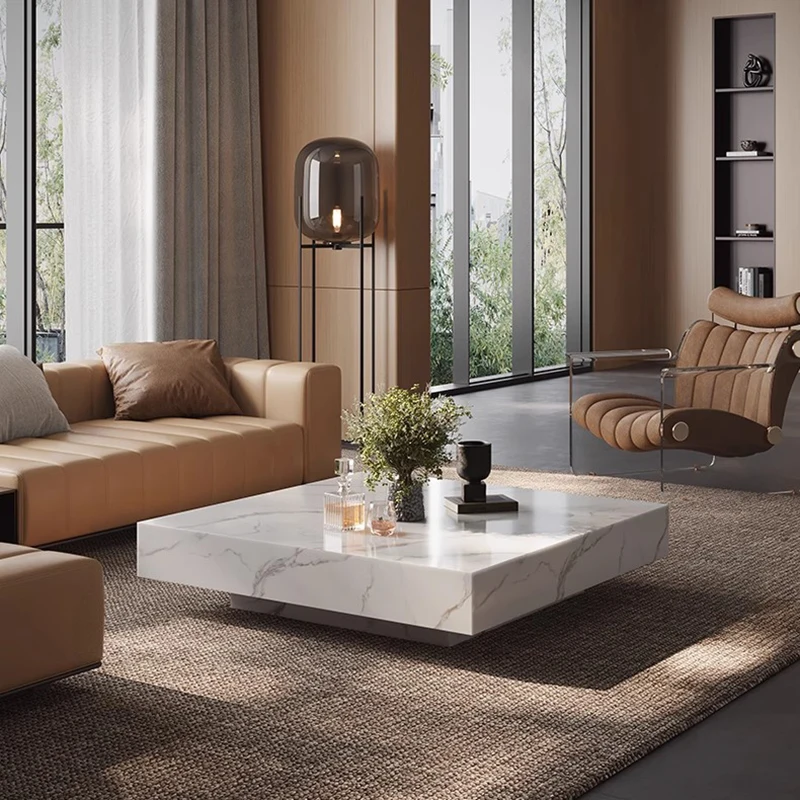 

Standing Designer Coffee Table Industrial Living Room Aesthetic Coffee Table Simple Modern Mesa Auxiliar Postmodern Furniture