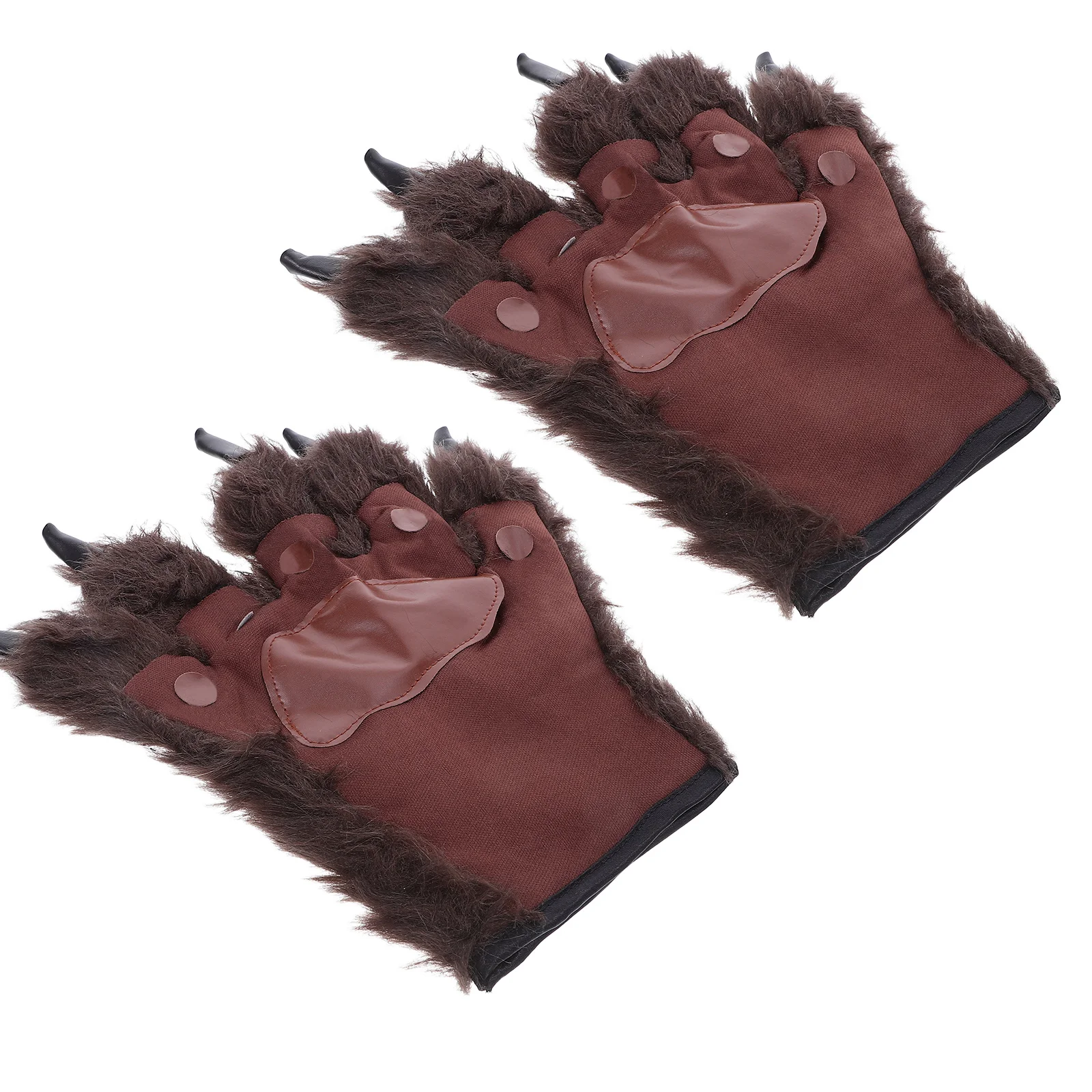 

Horror Prop Gloves Creepy Furry with Claws Makeup Costume Props Polyester Gothic Vampire