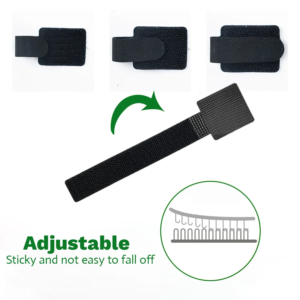Velcro organizing zip ties，heavy-duty hook and loop cable ties，detachable，leaving no traces，accessories for home office managers