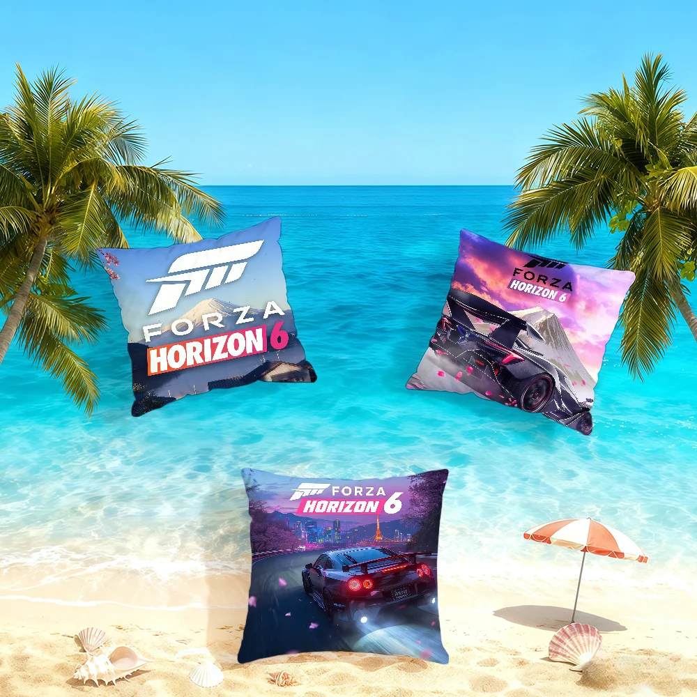 F-Forza-ES H-Horizon 6 Game cushion cover Home Bedding Sofa living Room pillowcase Simple Soft Skin Cushion Cover Party Gift