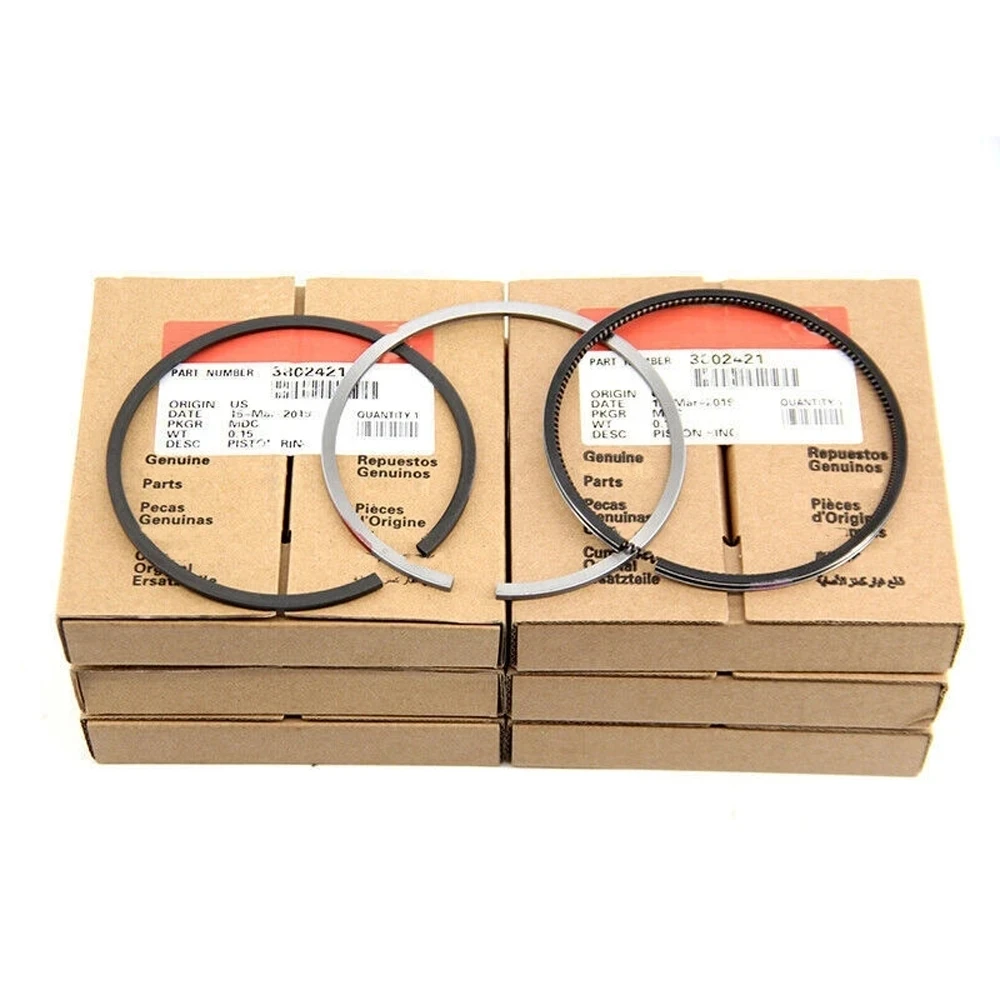 6 Sets Long Time Aftersale Service 3802230 3802746 3802050 3802421 Piston Ring Set 102mm For Cummins 4BT 6BT 505080