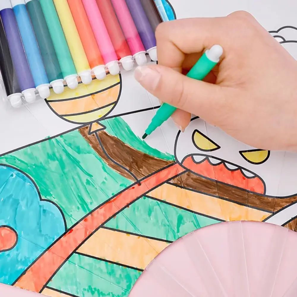 

DIY Graffiti Bag Color Filling Colorful Watercolor Pen Drawing Toy Safe Coloring Markers Graffiti Friendly Kids Gifts