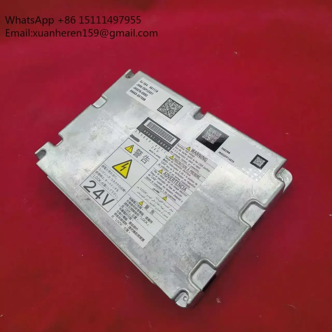 89663-E0750B 89661-E0010 275800-4213 Engine Controller ECU with Program for Excavator SK200-8 SK350-8 J05E J08E