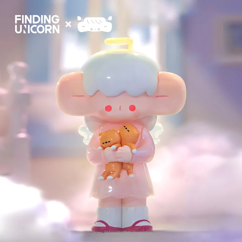 Swallowing Cloud Island White Night Endless Night Series Anime Figure Guess Bag Ornament Figurines Home Decor Dolls Model