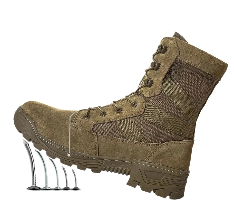 Hiking Shoes Men Nylon Canvas Waterproof Trekking Hiking Shoe，safety working boots， Botines Hombre， Soldiers' Botas Para Hombre
