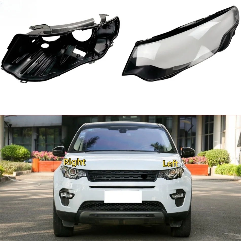 

For Land Rover Discovery Sport 2015 2016 2017 2018 Car Interior Replacement Parts Headlights Lights Glass Car Hood Lights Bases