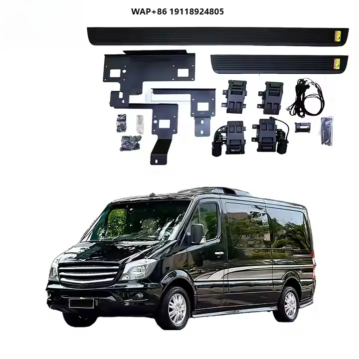 

Auto Car Power Electric Side Step Running Board for Benz Sprinter 2018 Aluminum Alloy Electronic Side Pedal Waterproof