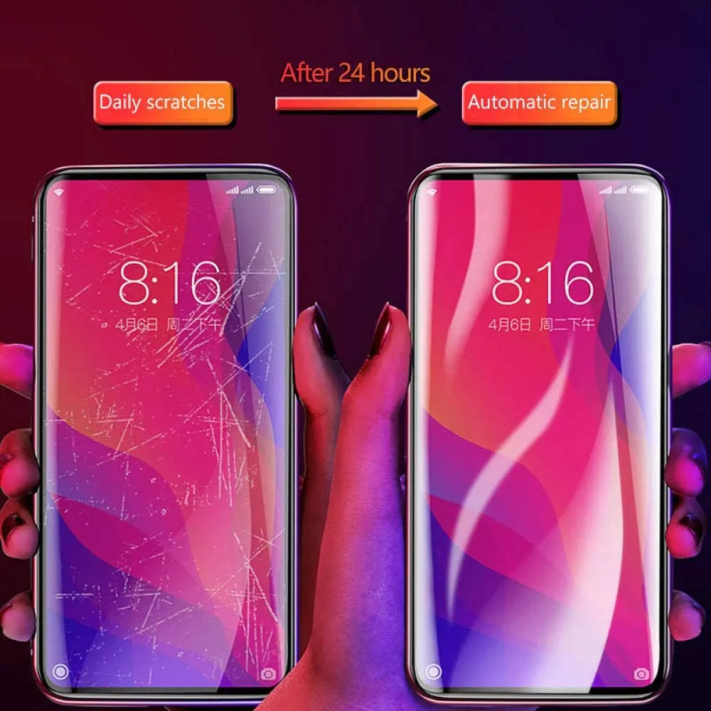 Hydrogel Film On For Oppo Realme 8 Screen Protector & For Realme Real me 8 Pro 8Pro Protective Film Not Glass image 4