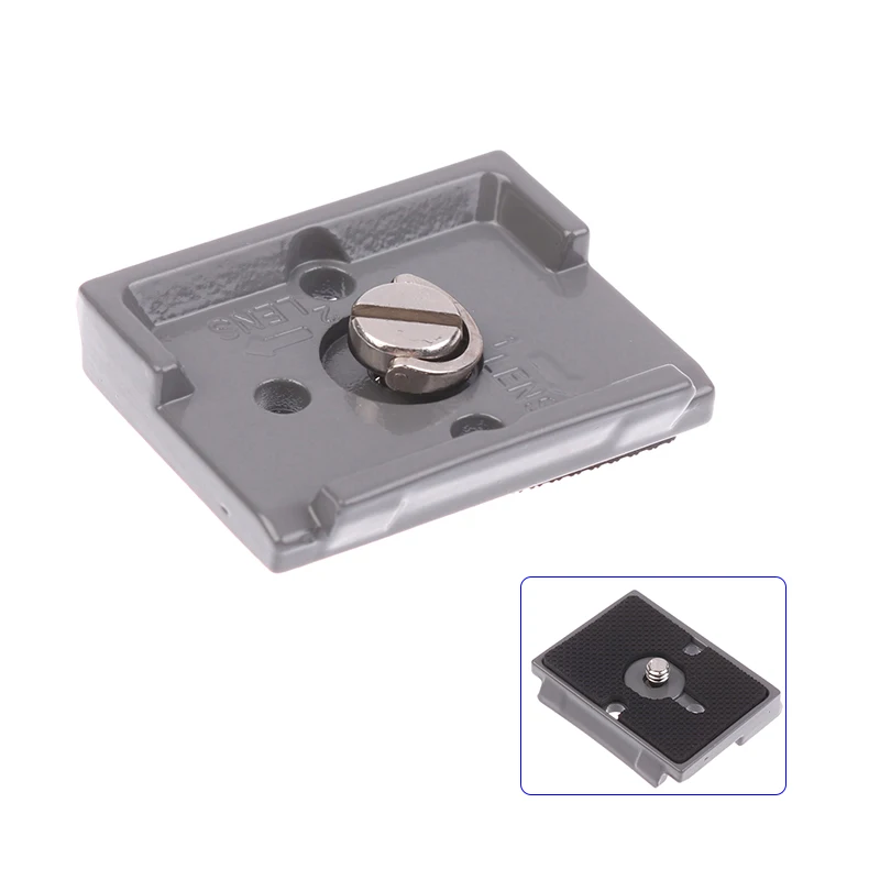 

Gray Aluminum Alloy Camera Tripod Ball Head Quick Release Plate 200PL-14 Lightweight Compatible with Manfrotto Accessories