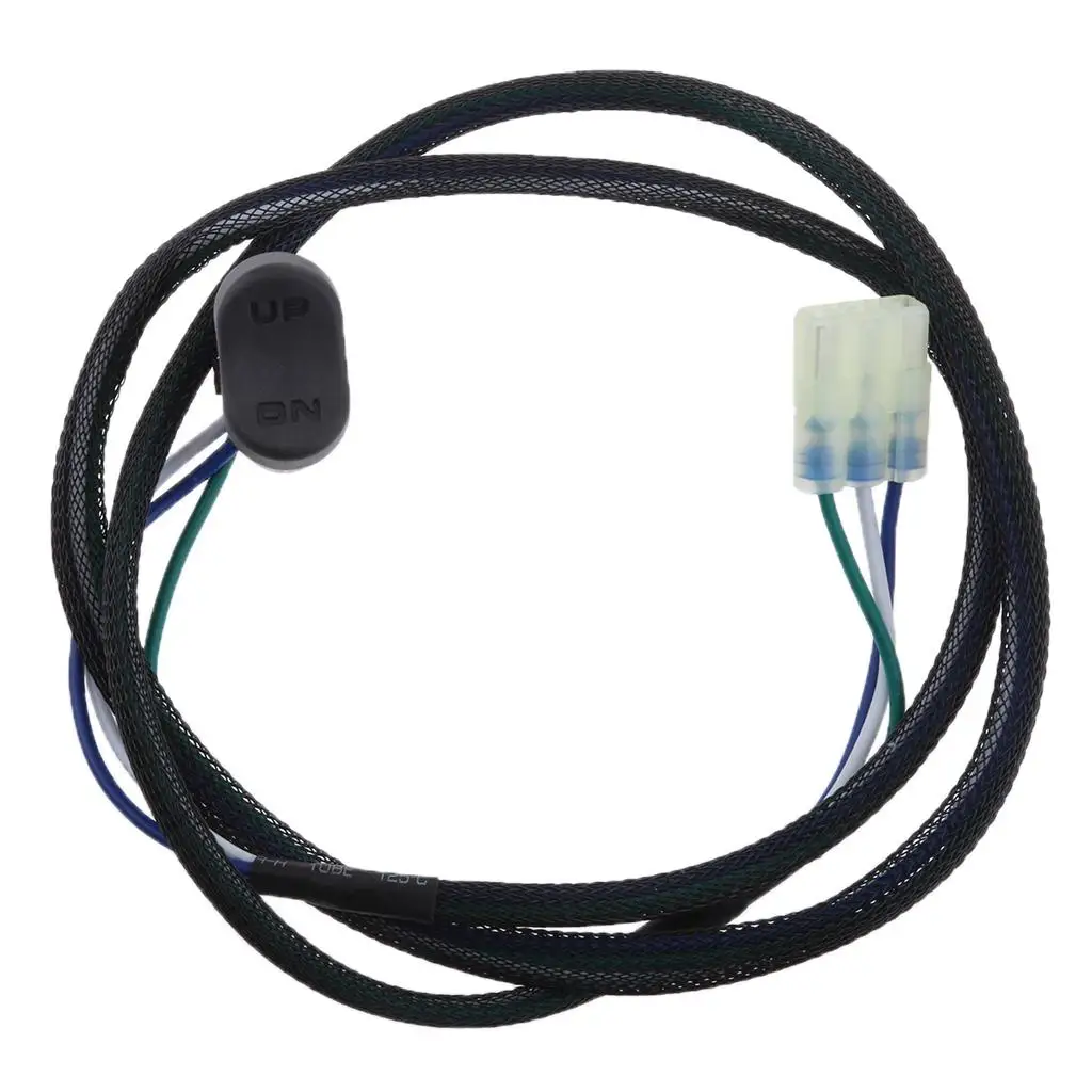 Outboard Motor Trim Tilt Switch Assembly Black Durable Plug and Play for Honda 35370-ZW5-U02 Replacement