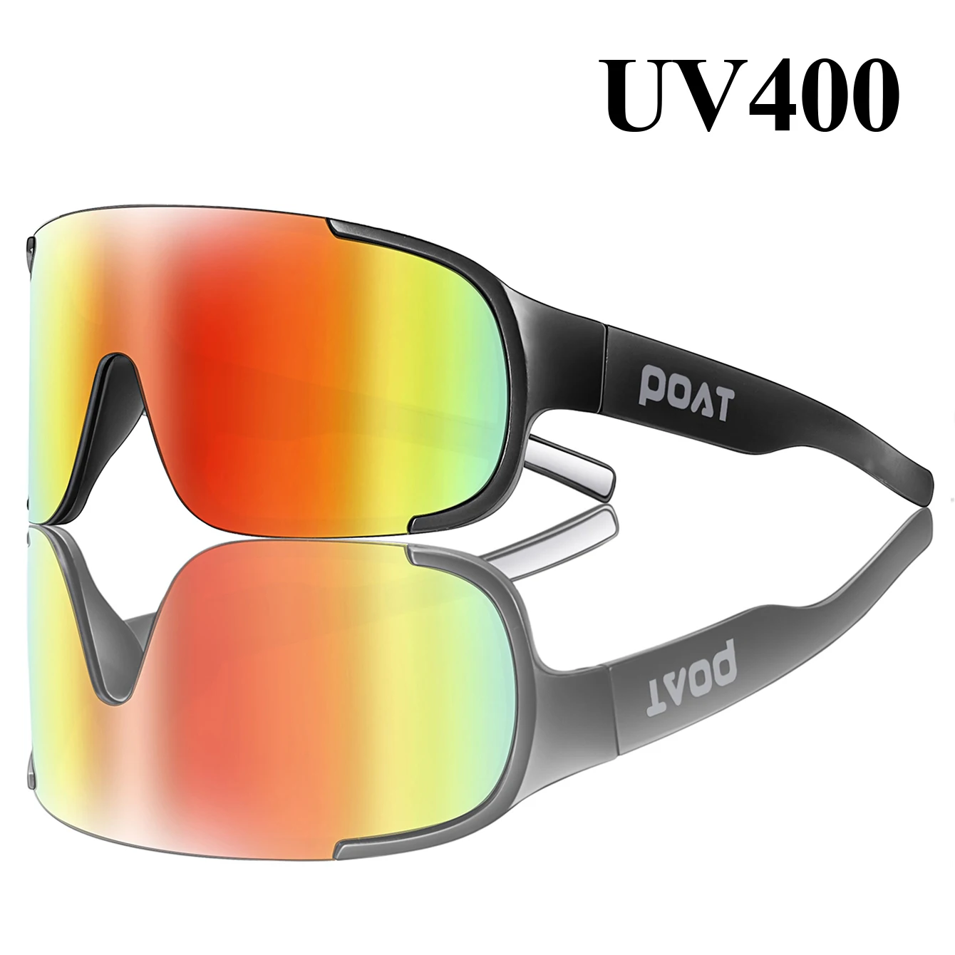 POAT الدراجات النظارات الشمسية في الهواء الطلق أنيق MTB الرجال النساء الرياضة نظارات UV400 دراجة دراجة الصيد يندبروف نظارات متعدد الألوان