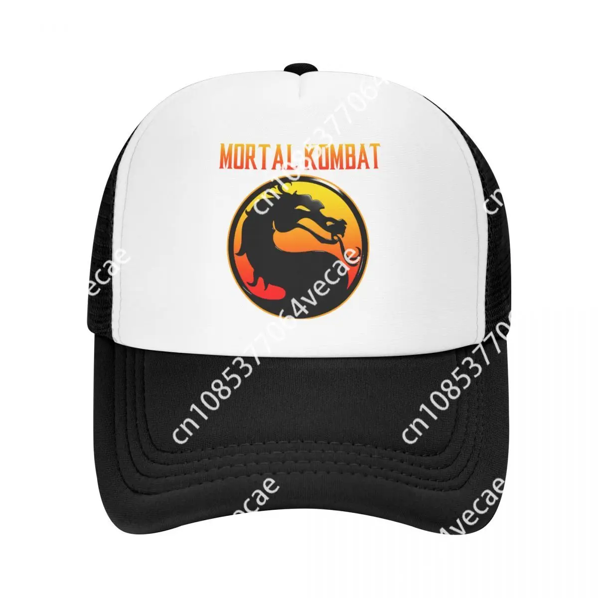 Classic Mortal Kombat Logo Baseball Cap for Women Men Adjustable Mk11 Fighting Game Trucker Hat Sports Snapback Hats Summer Caps