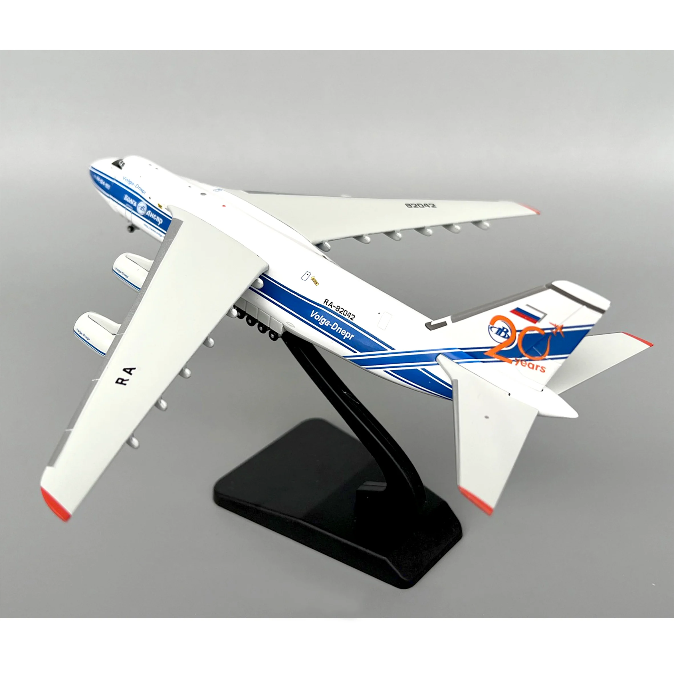 1/400 BW Russian Volga Dnieper AN-124 transport aircraft model RA-82042 Alloy Collection Model