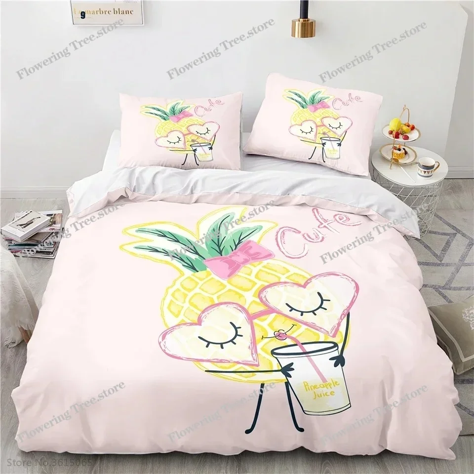 

Cute Cartoon Cat Kitty Printed Bedding Set Pink 3d Duvet Cover Sets Pillowcase Children Single Double Twin Full Queen King Size